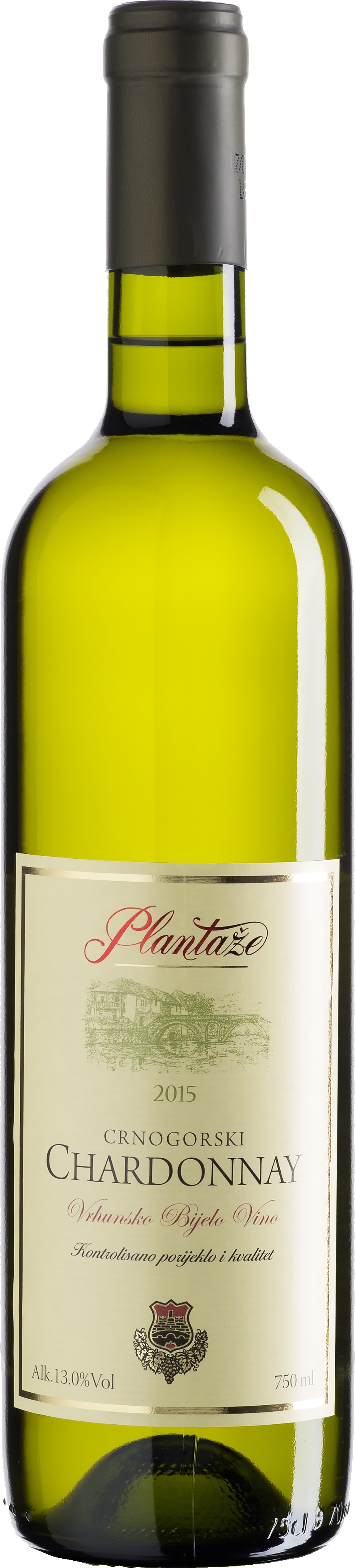 Slika za Vino belo Chardonnay Plantaže 0.75l