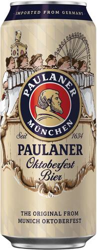 Slika za Pivo svetlo oktoberfest Paulaner limenka 0.5l