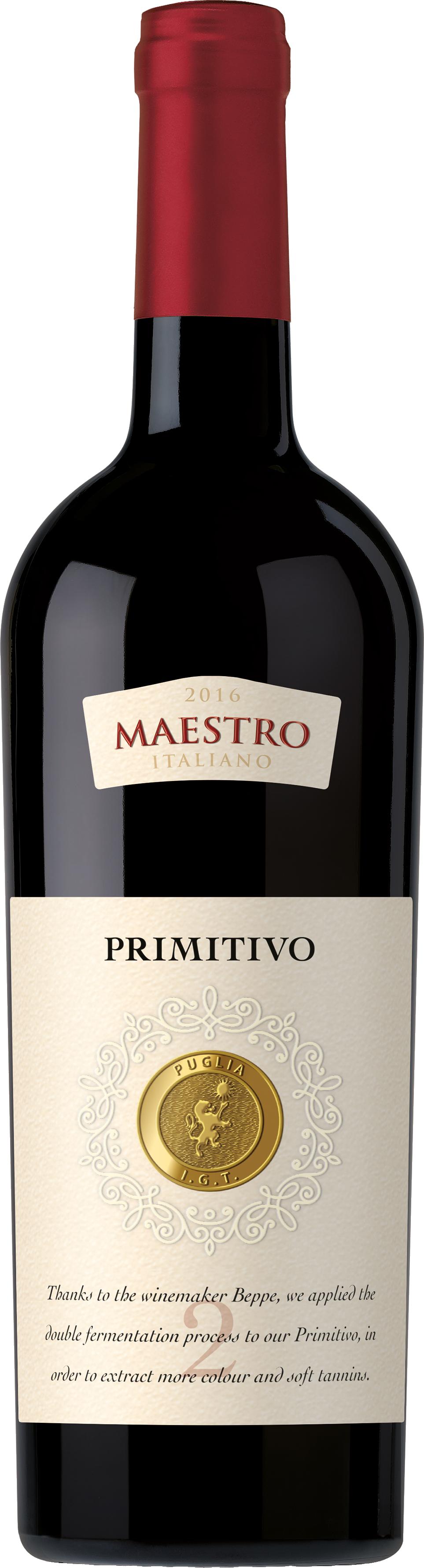 Slika za Vino crveno Primitivo Puglia Maestro 0.75l