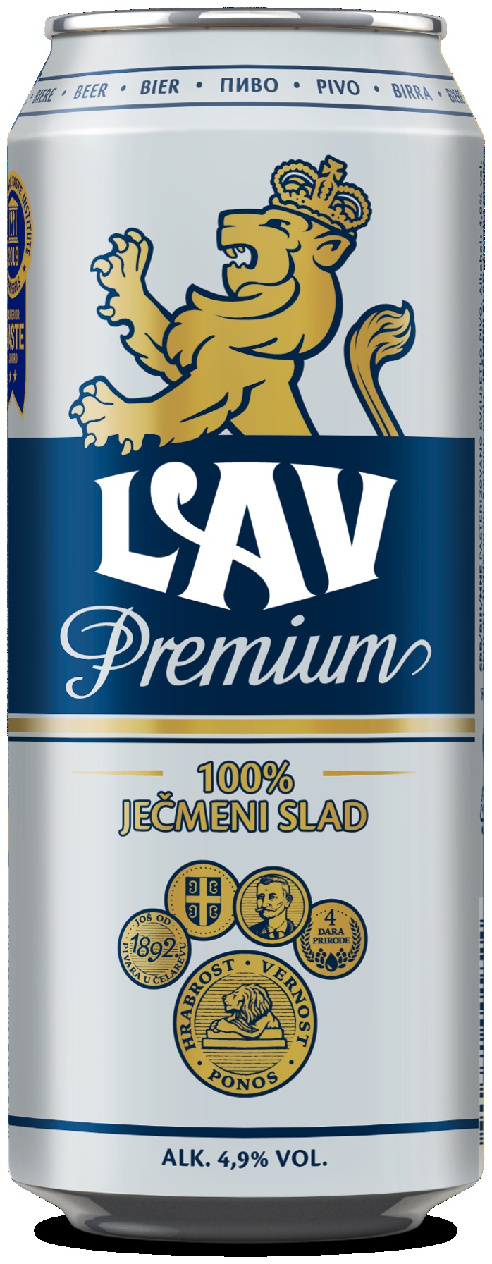 Slika za Pivo Lav premium limenka 0.5l