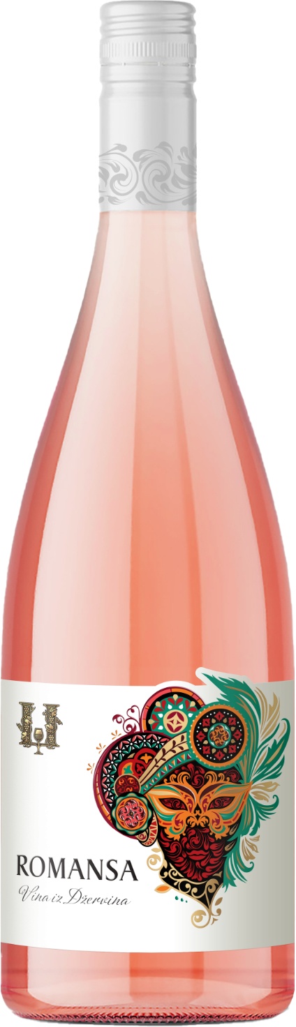 Slika za Vino rose Romansa Džervin 1l