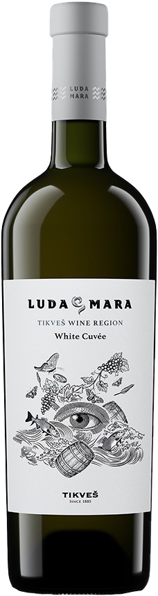 Slika za Vino belo cuvee Luda Mara Tikveš 0.75l