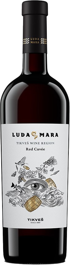 Slika za Vino crveno cuvee Luda Mara Tikveš 0.75l
