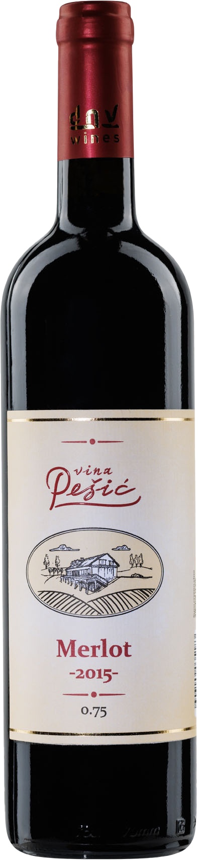 Slika za Vino crveno Merlot Pešić 0.75l