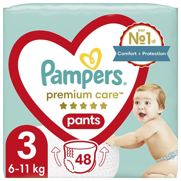 Slika za Pelene premium pants VP3 midi Pampers 48kom