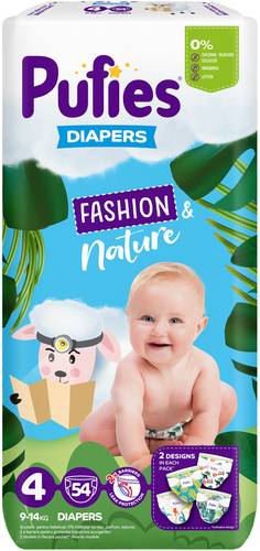 Slika za Pelene fashion&nature maxi 9-14kg Pufies 54kom