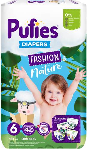 Slika za Pelene fashion&nature extra large 13+ Pufies 42kom