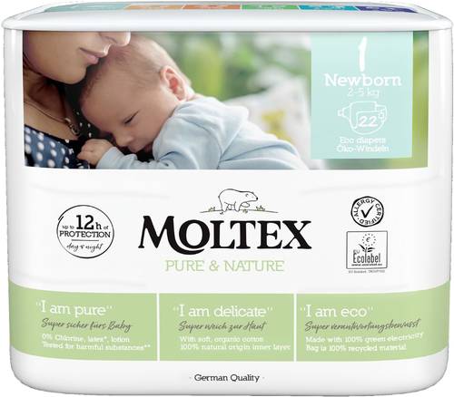Slika za Pelene za bebe veličina 1, 2-5kg Moltex