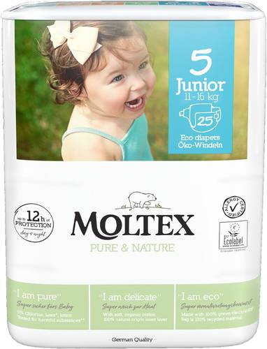 Slika za Pelene za bebe veličina 5, 11-16kg Moltex