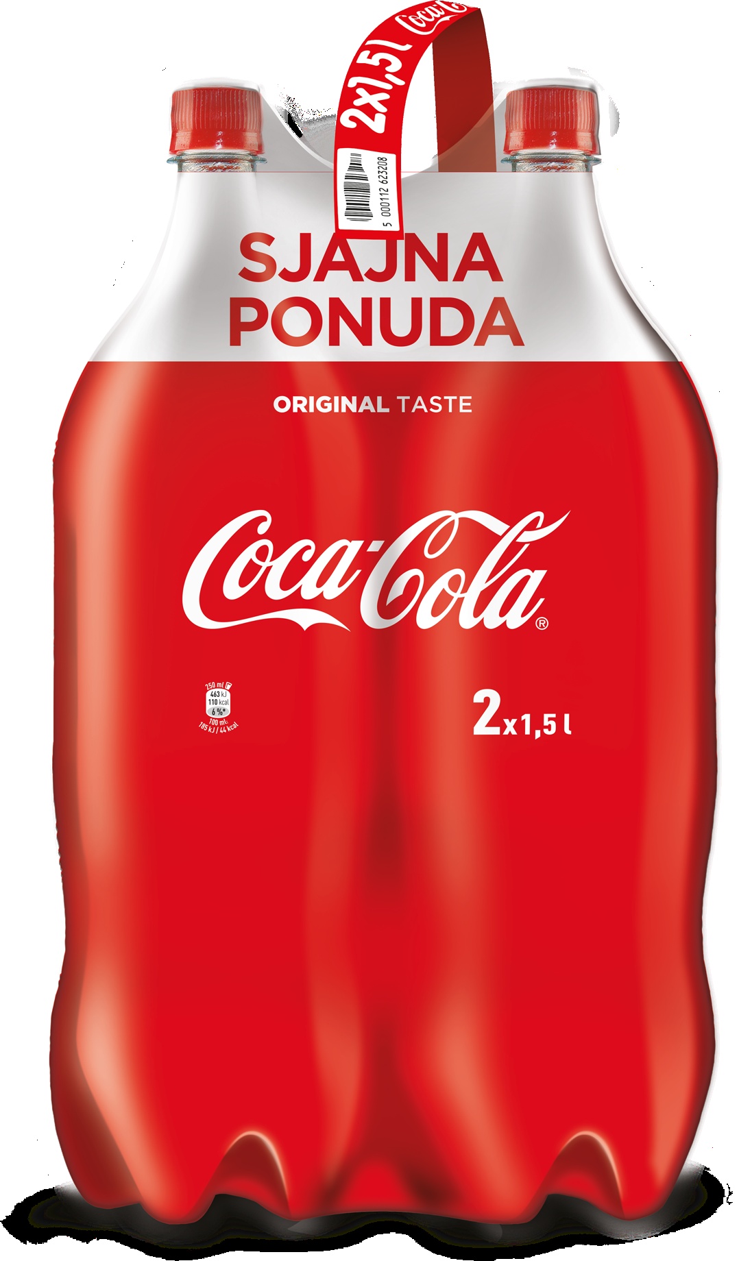 Slika za Gazirani sok Coca Cola 2x1.5l