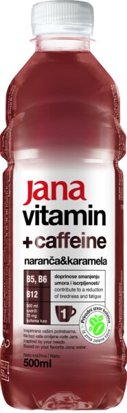 Slika za Voda Jana vitamin+cofein 0.5l