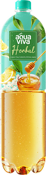 Slika za Ledeni čaj limun&zova Aqua Viva herbal 1.5l
