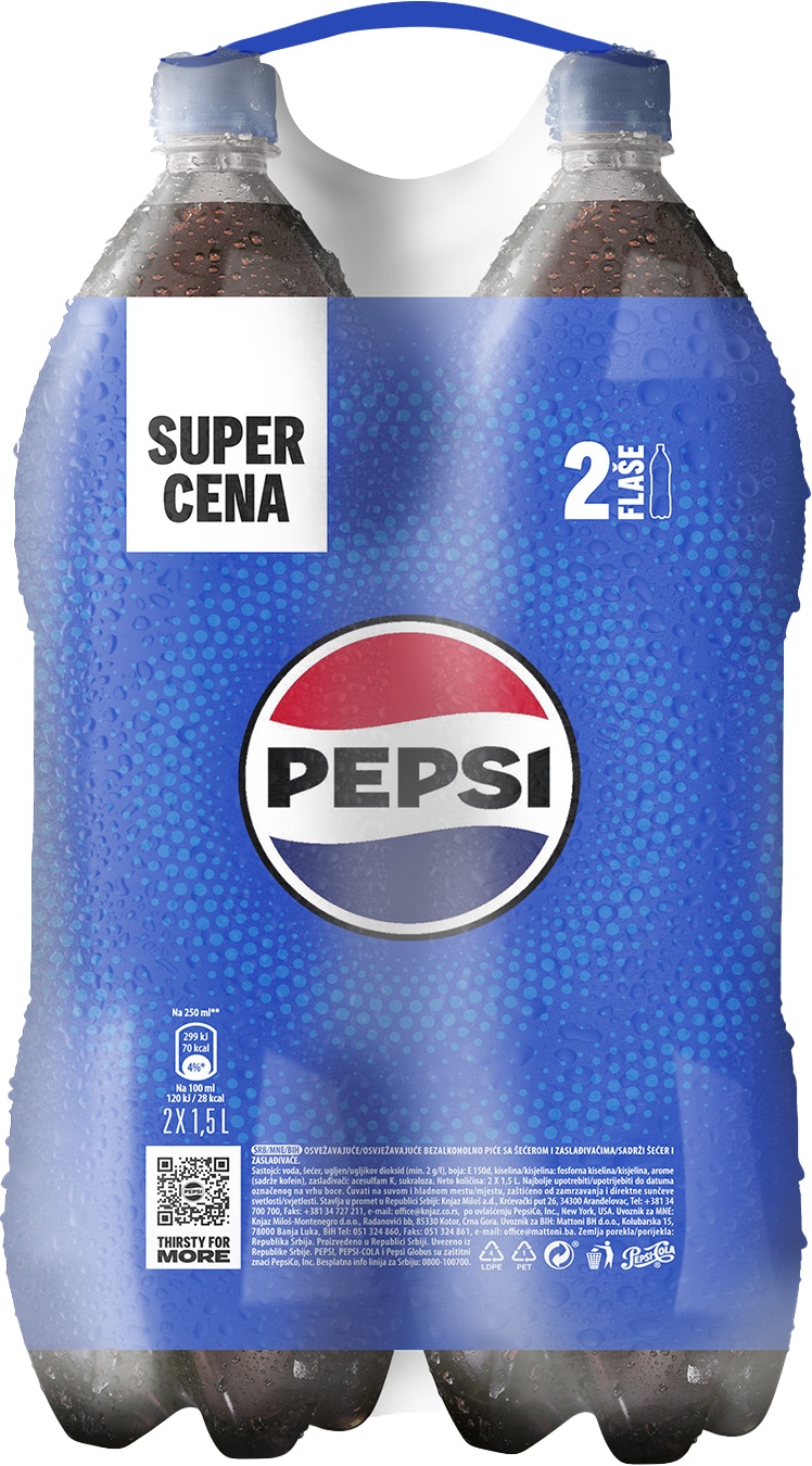 Slika za Gazirani sok multipack Pepsi 2x1.5
