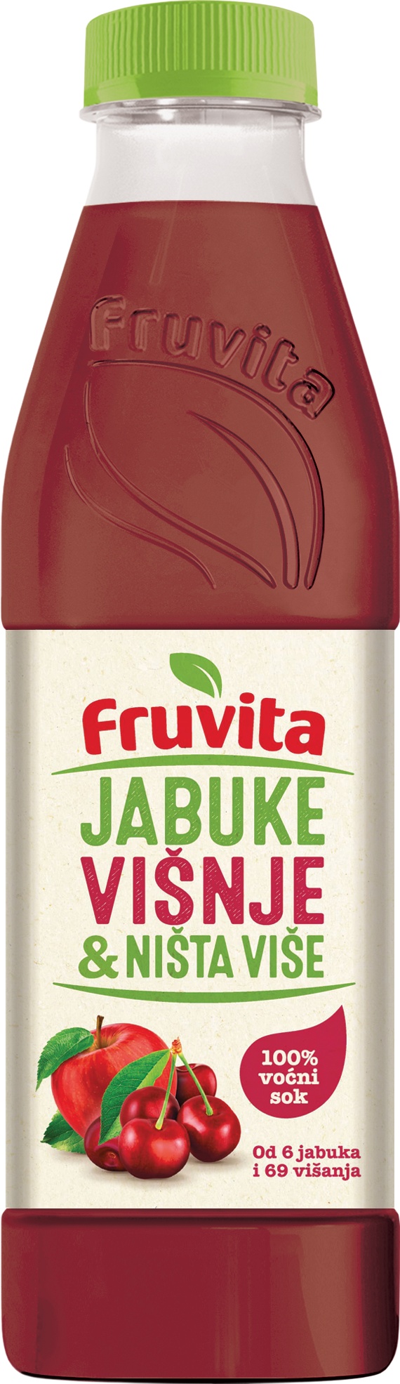 Slika za Sok negazirani višnja i jabuka Fruvita 0.8l