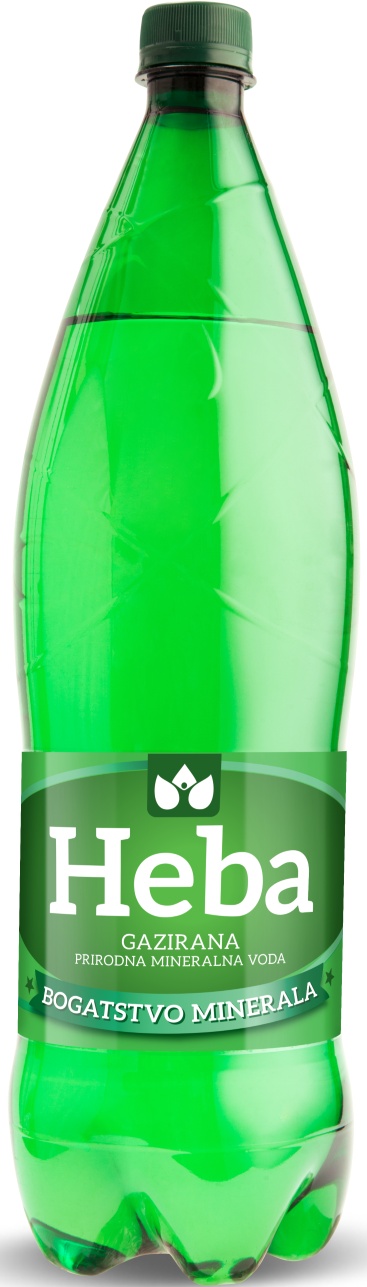 Slika za Voda mineralna gazirana Strong Heba 1.5l