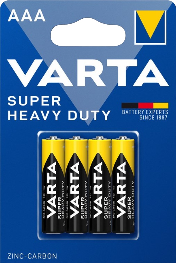 Slika za Baterija Karb. Superheavydutycink Varta R03 4/1AAA