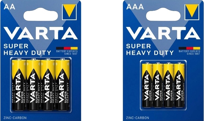 Slika za Baterija Karb. Superheavydutycink Varta R06 4/1AA
