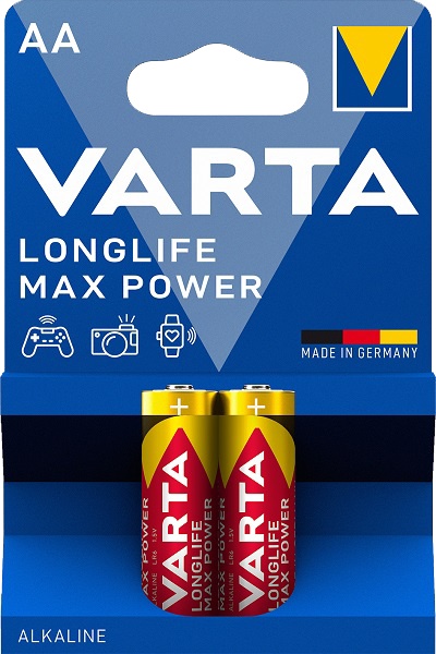 Slika za Baterija longlife max power alkalna Varta AA 2/1