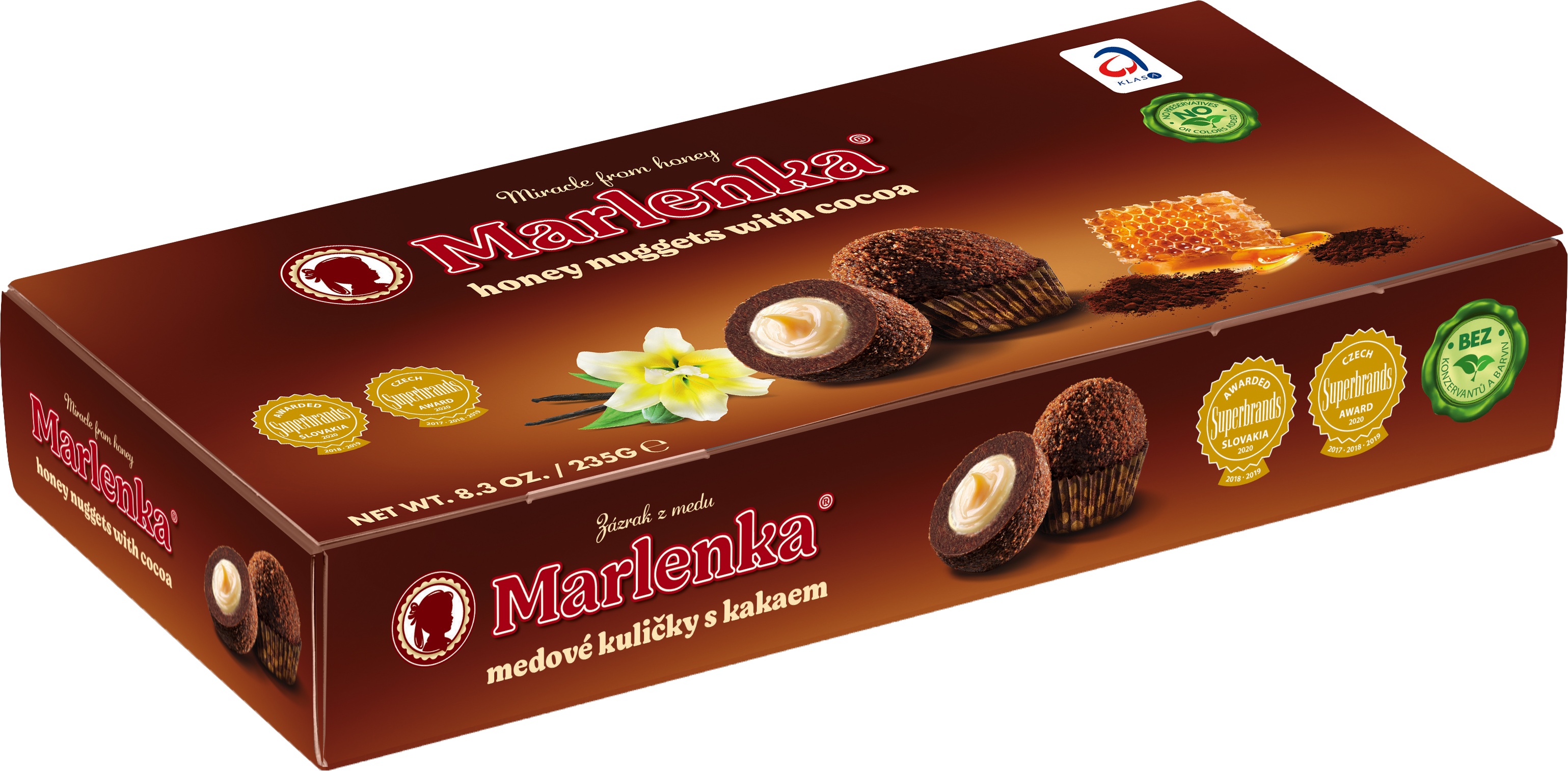 Slika za Medene kuglice kakao Marlenka 235g