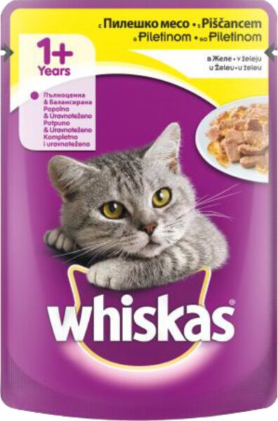 Slika za Hrana za mačke piletina u želeu Whiskas 100 g
