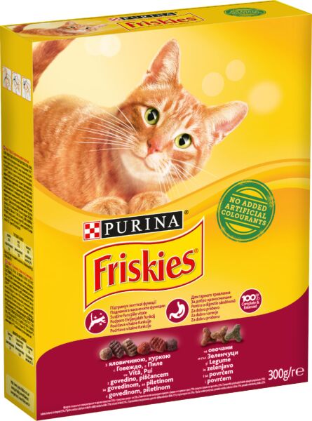 Slika za Hrana za mačke Friskies granulehairball 300 g