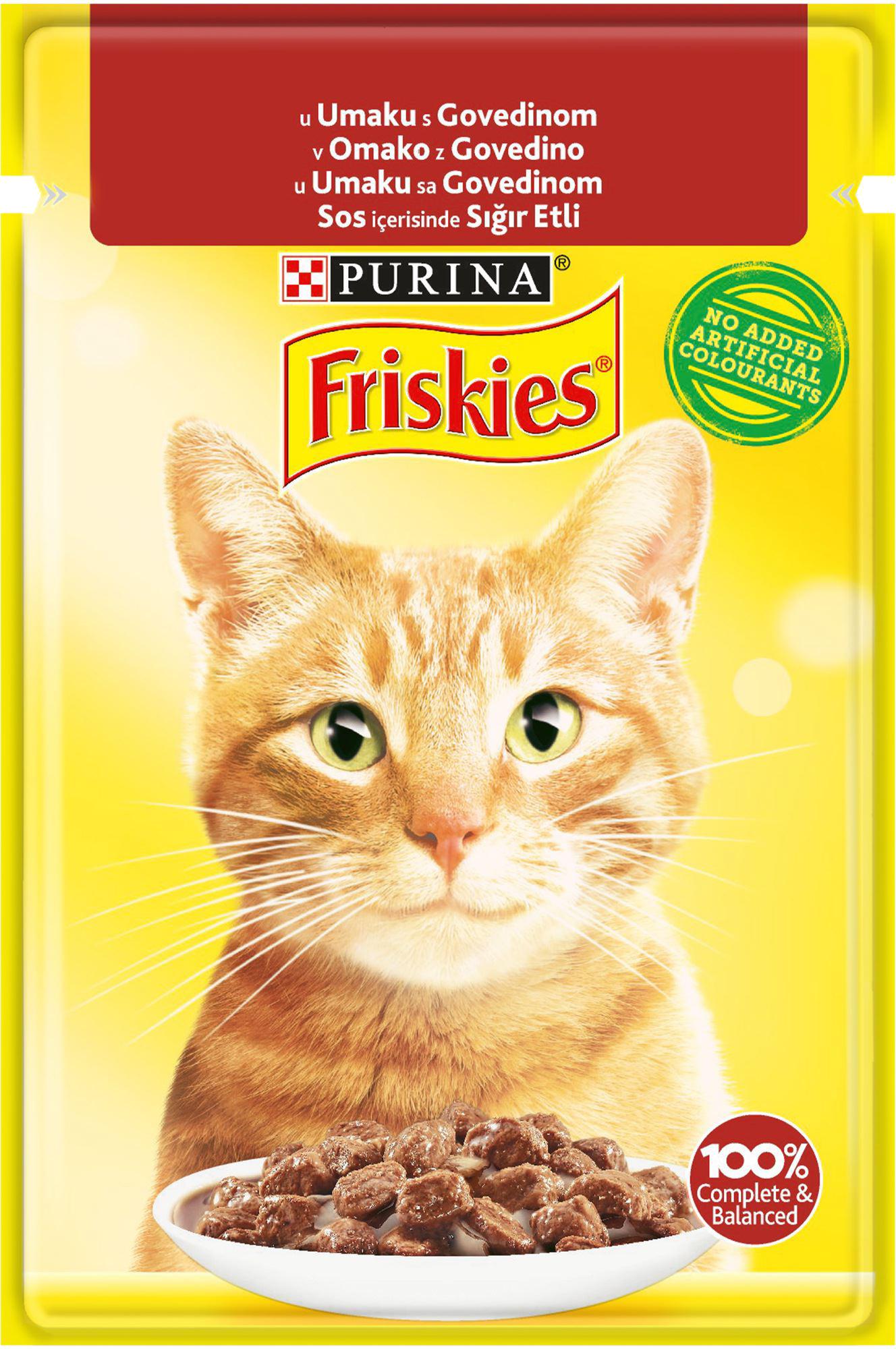 Slika za Hrana za mačke preliv govedina Friskies 85g