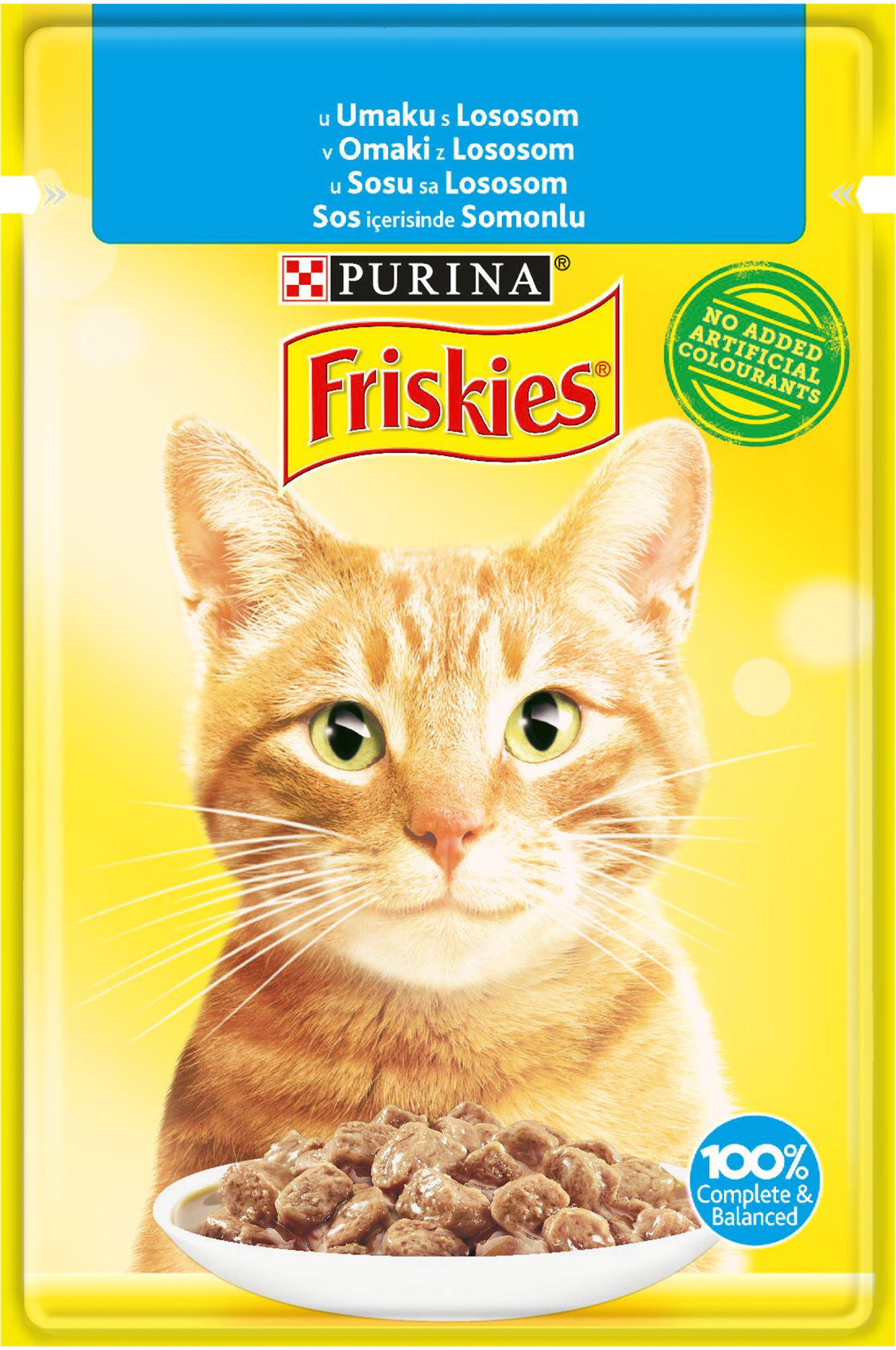 Slika za Hrana za mačke preliv losos i tuna Friskies 85g