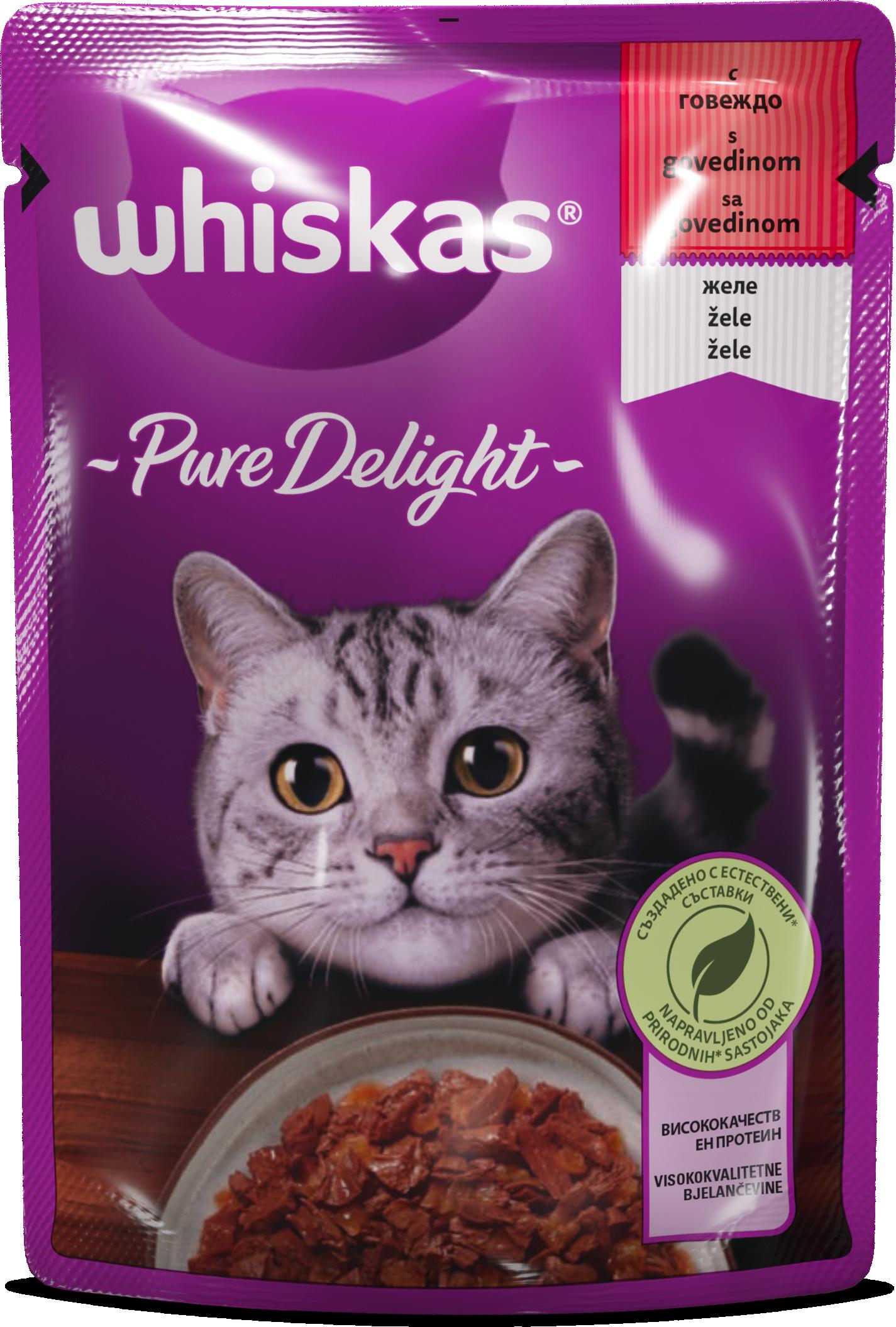Slika za Hrana za mačke pure delight govedina Whiskas 85g