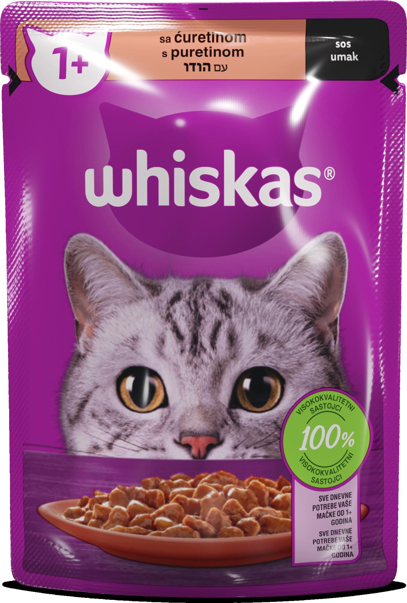 Slika za Hrana za mačke ćuretina Whiskas 85g