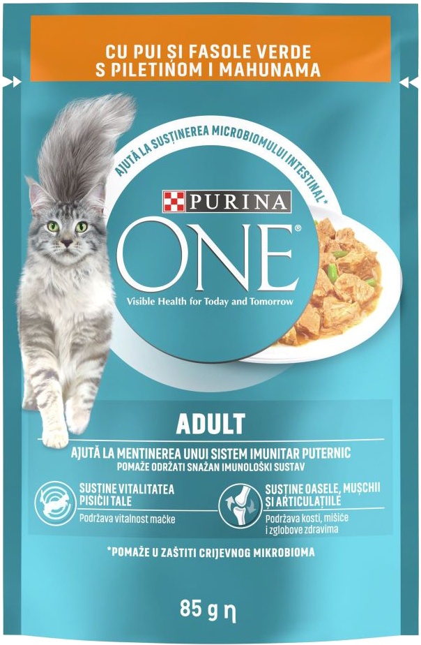 Slika za Hrana za mačke adult cat piletina Purina One 85g