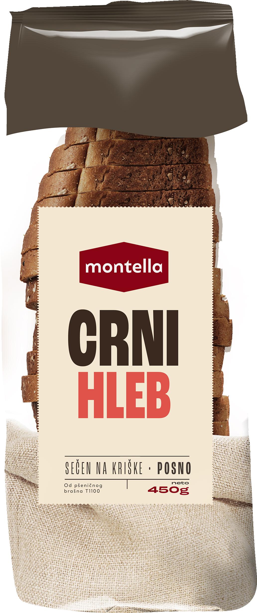 Slika za Hleb tamni sečeni Montella 450g