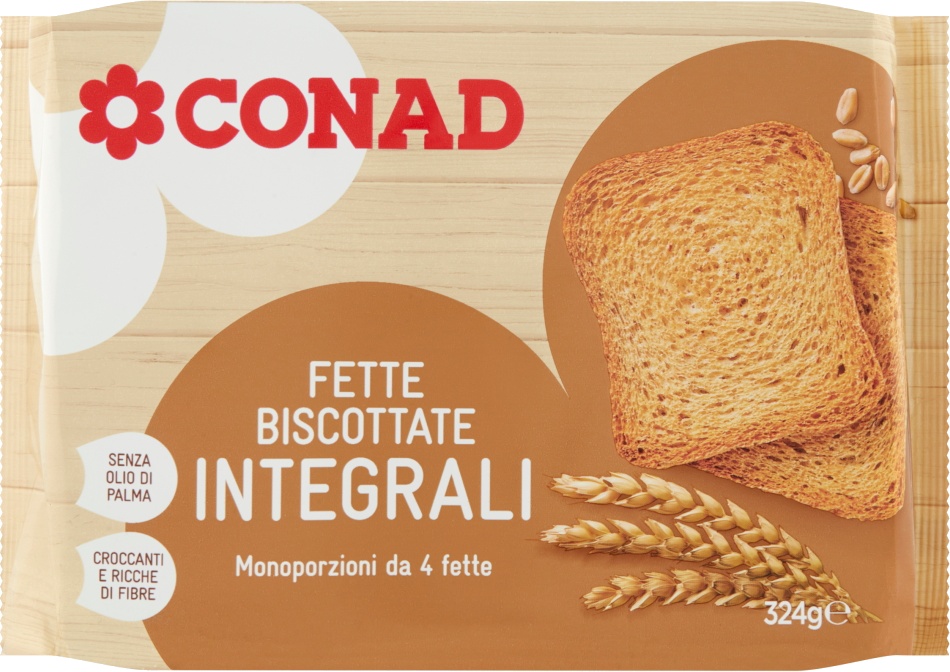 Slika za Dvopek od integralnog pšeničnog brašna Conad 324g