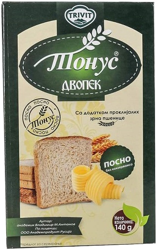 Slika za Dvopek sa proklijalom pšenicom Tonus 140g