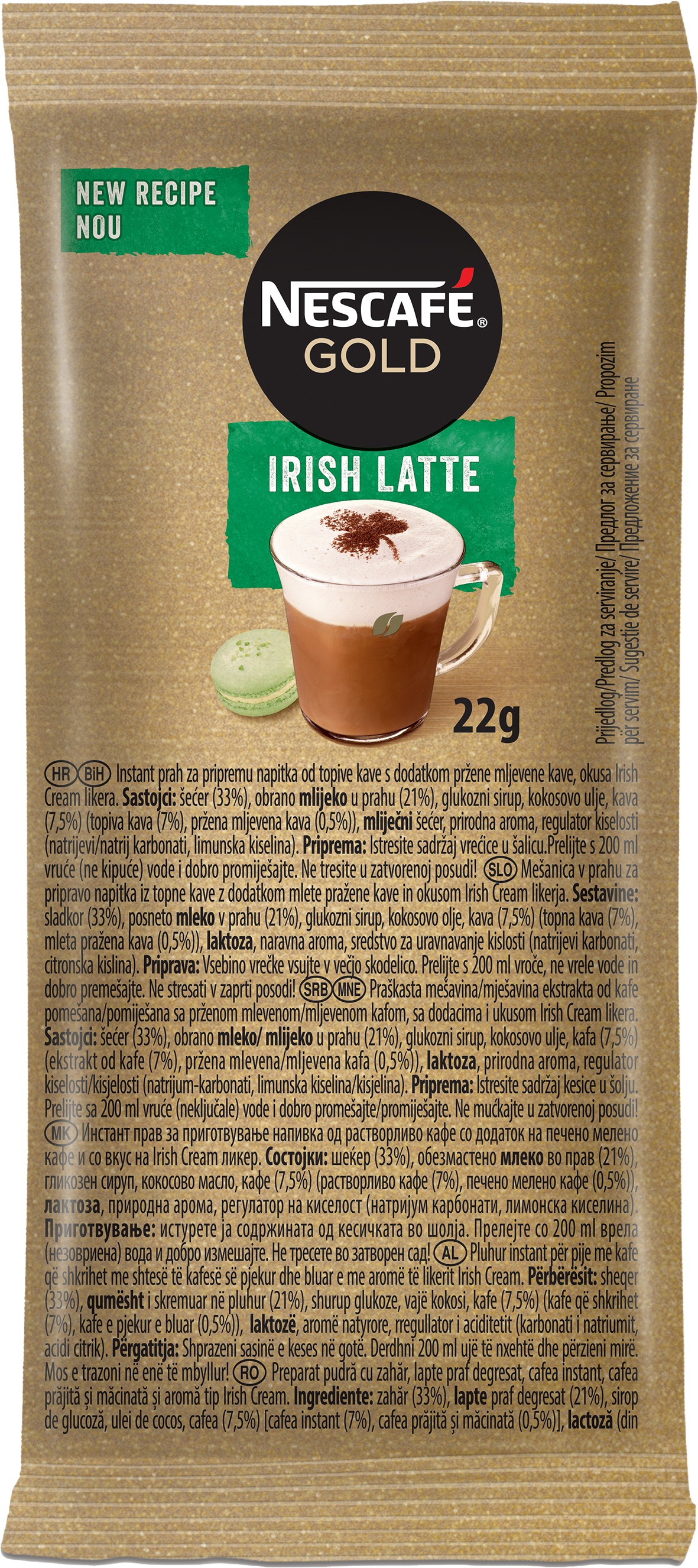 Slika za Instant napitak cappuccino irish latte Nescaffe 22g