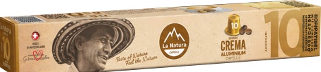 Slika za Kafa u kapsulama crema La Natura lifestyle 10kom