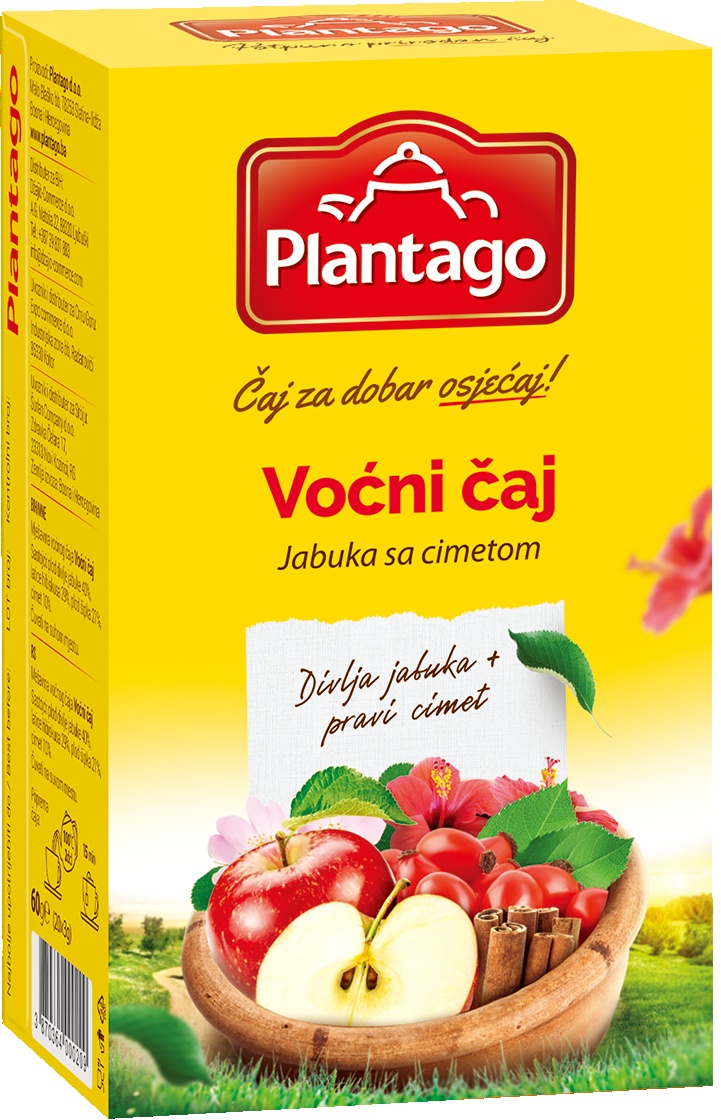 Slika za Čaj voćni sa cimetom Plantago 60g