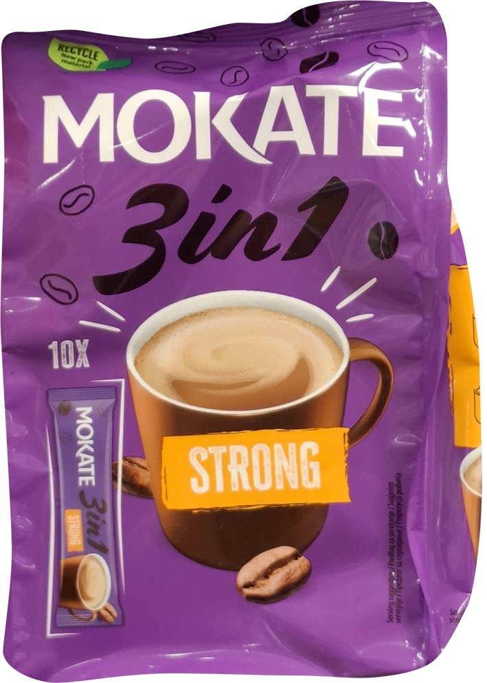 Slika za Kafa instant 3u1 strong Mokate 17gx10