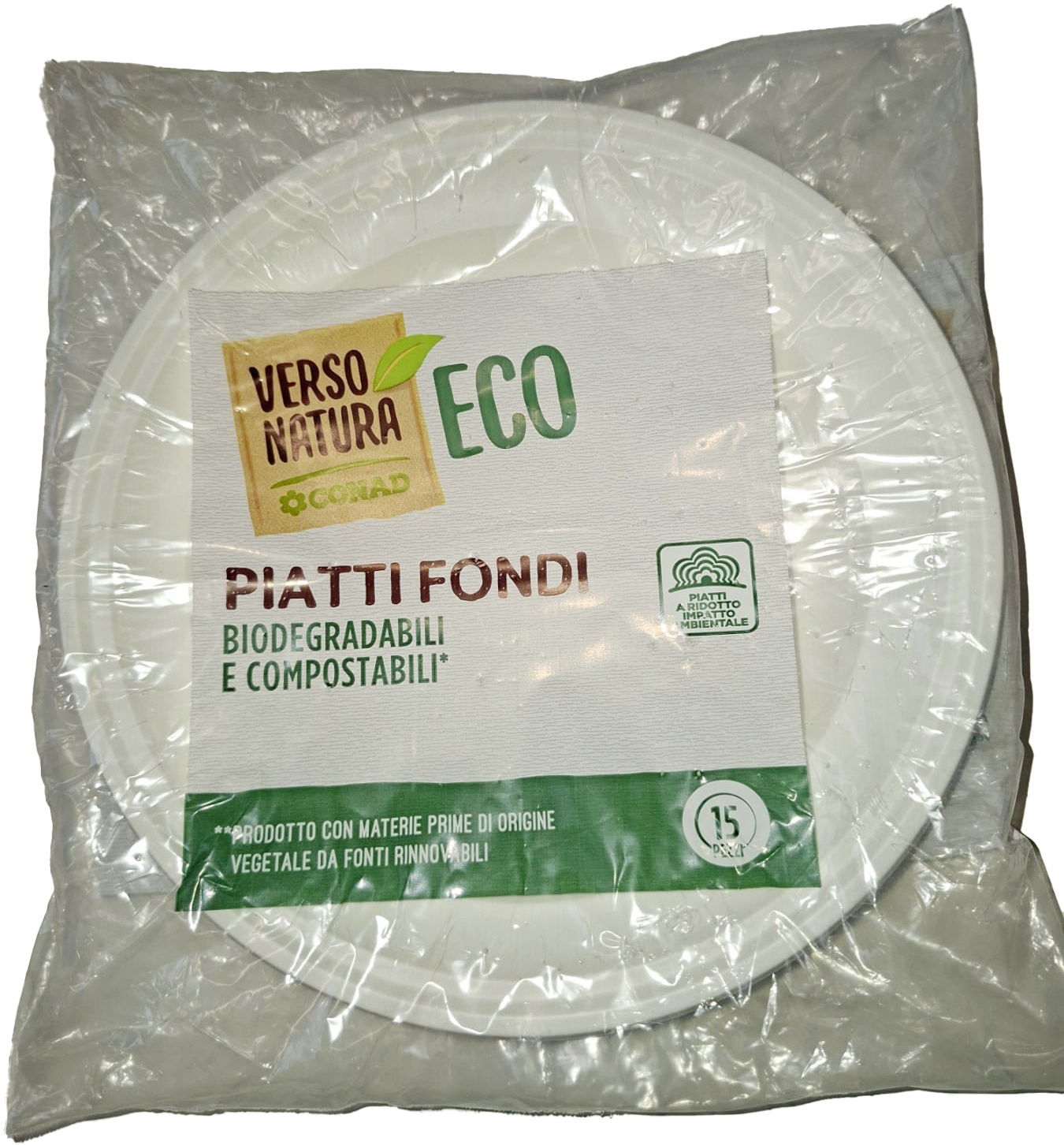 Slika za Tanjirići plitki biorazgradivi Eco 15kom