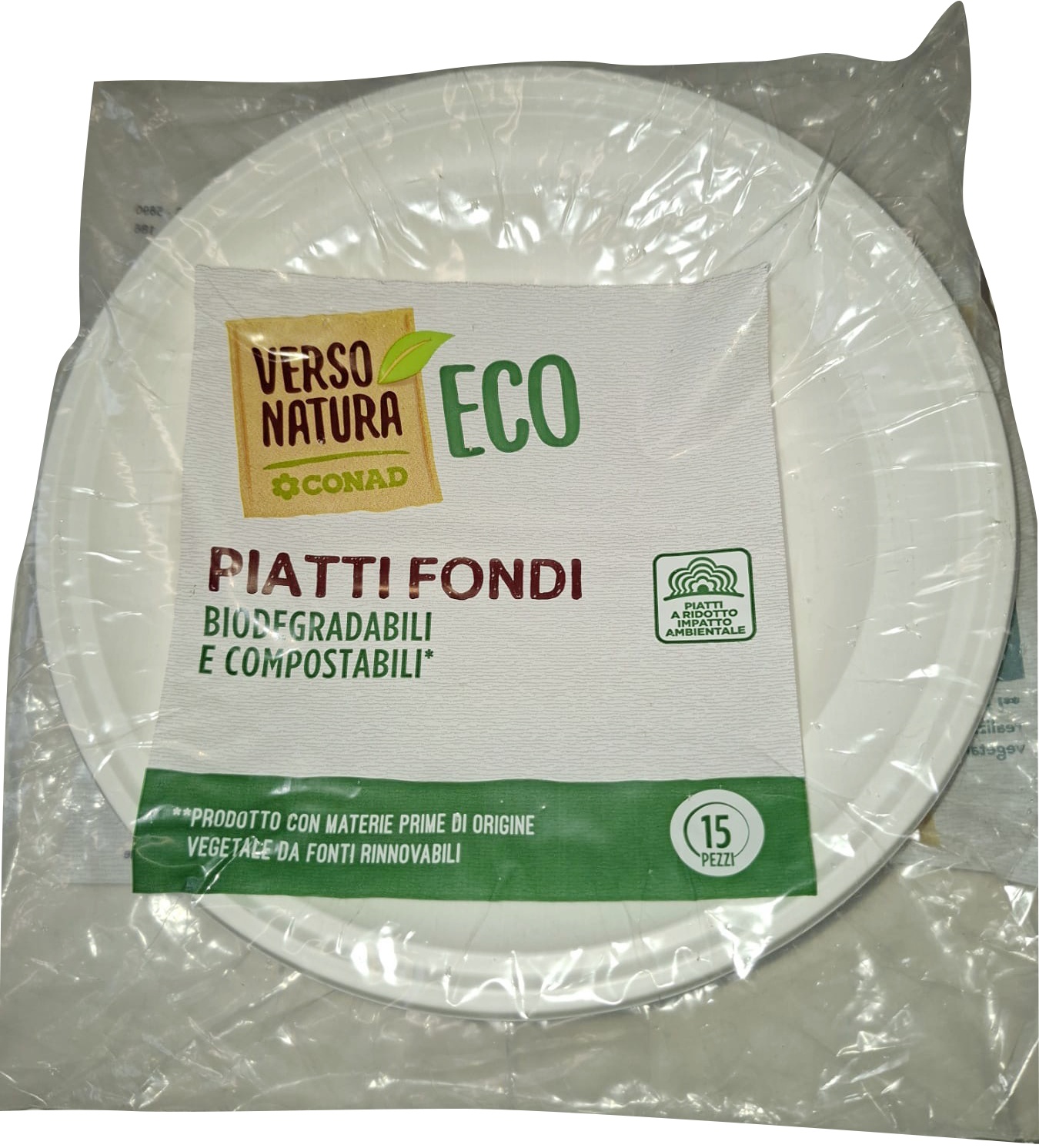 Slika za Tanjirići duboki biorazgradivi Eco 15kom