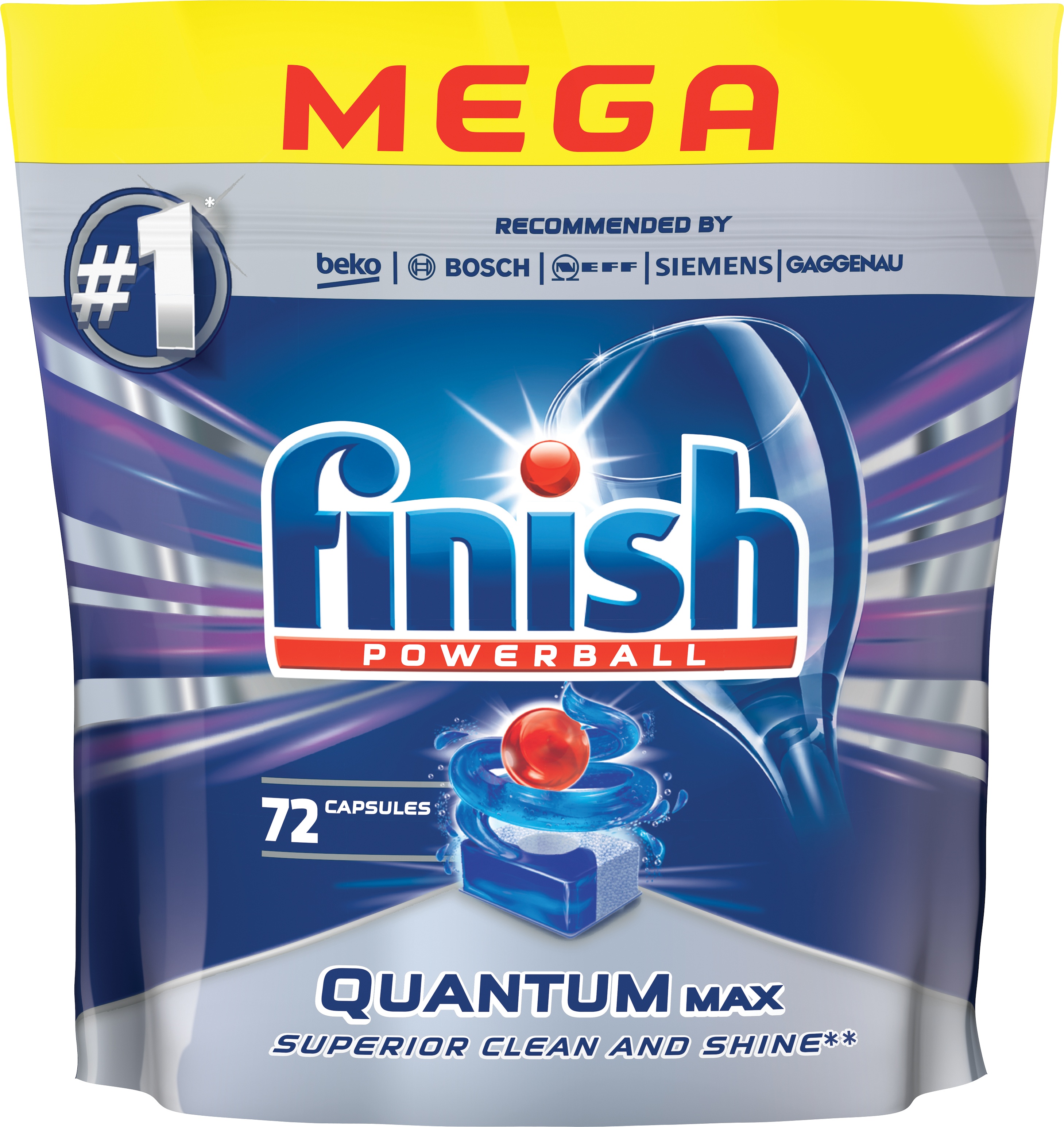 Slika za Tablete za mašinsko pranje sudova Finish quantum 72 kom