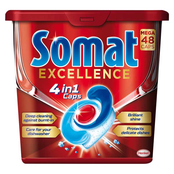 Slika za Tablete za mašinsko pranje sudova excellence Somat 48u1 Somat