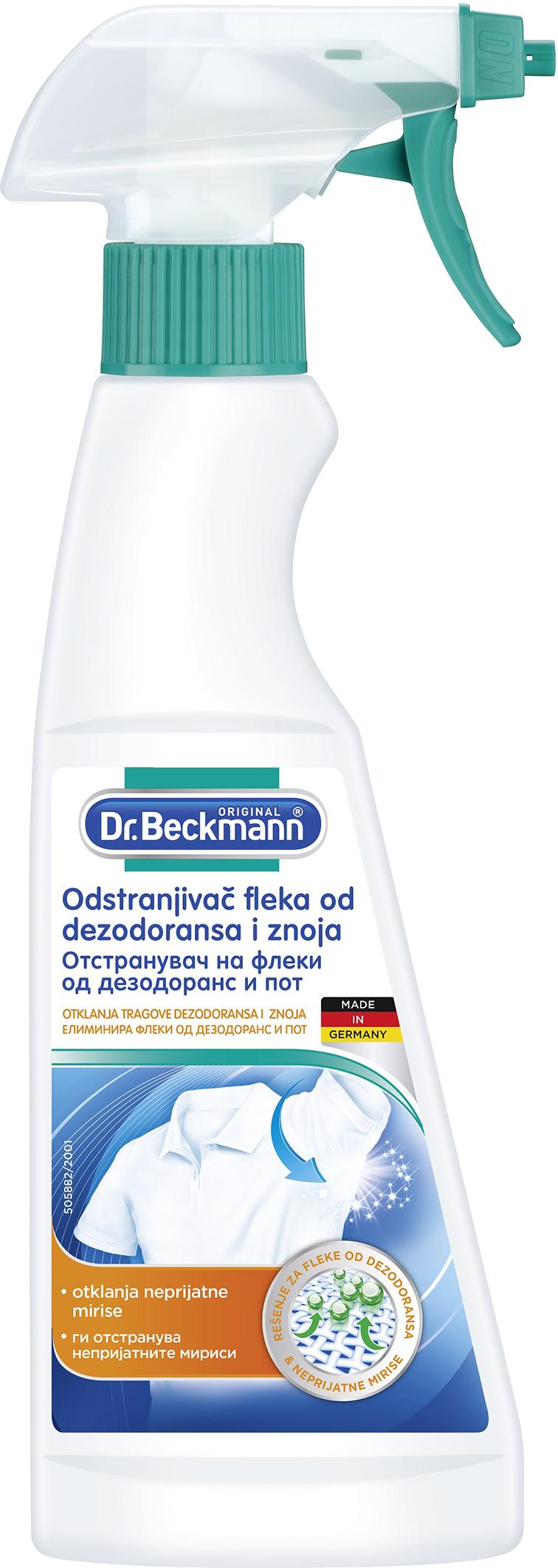 Slika za Odstranjivač fleka od dezodoransa i znoja Dr.Beckmann 250ml