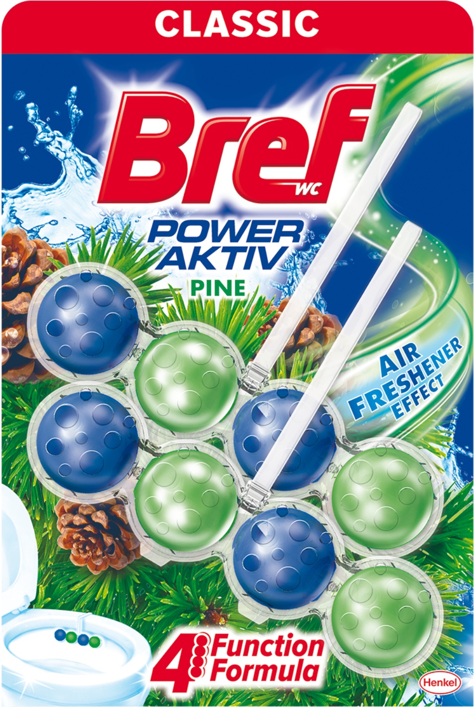 Slika za Wc osveživač power aktiv pine Bref 2x50g