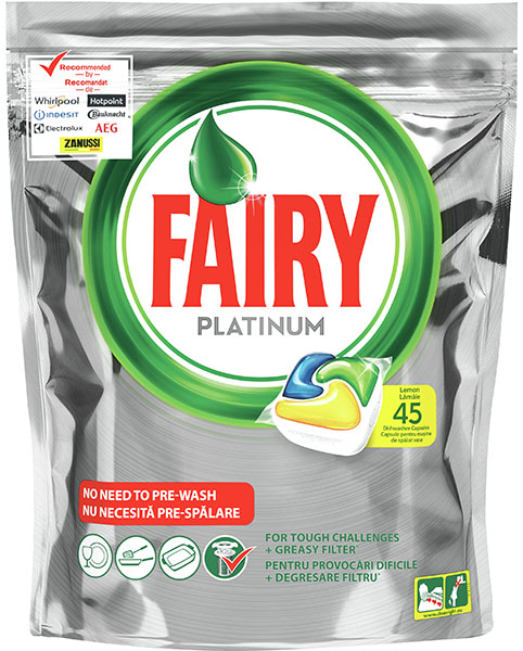 Slika za Deterdžent za mašinsko pranje posuđa Platinum Fairy 45kapsula