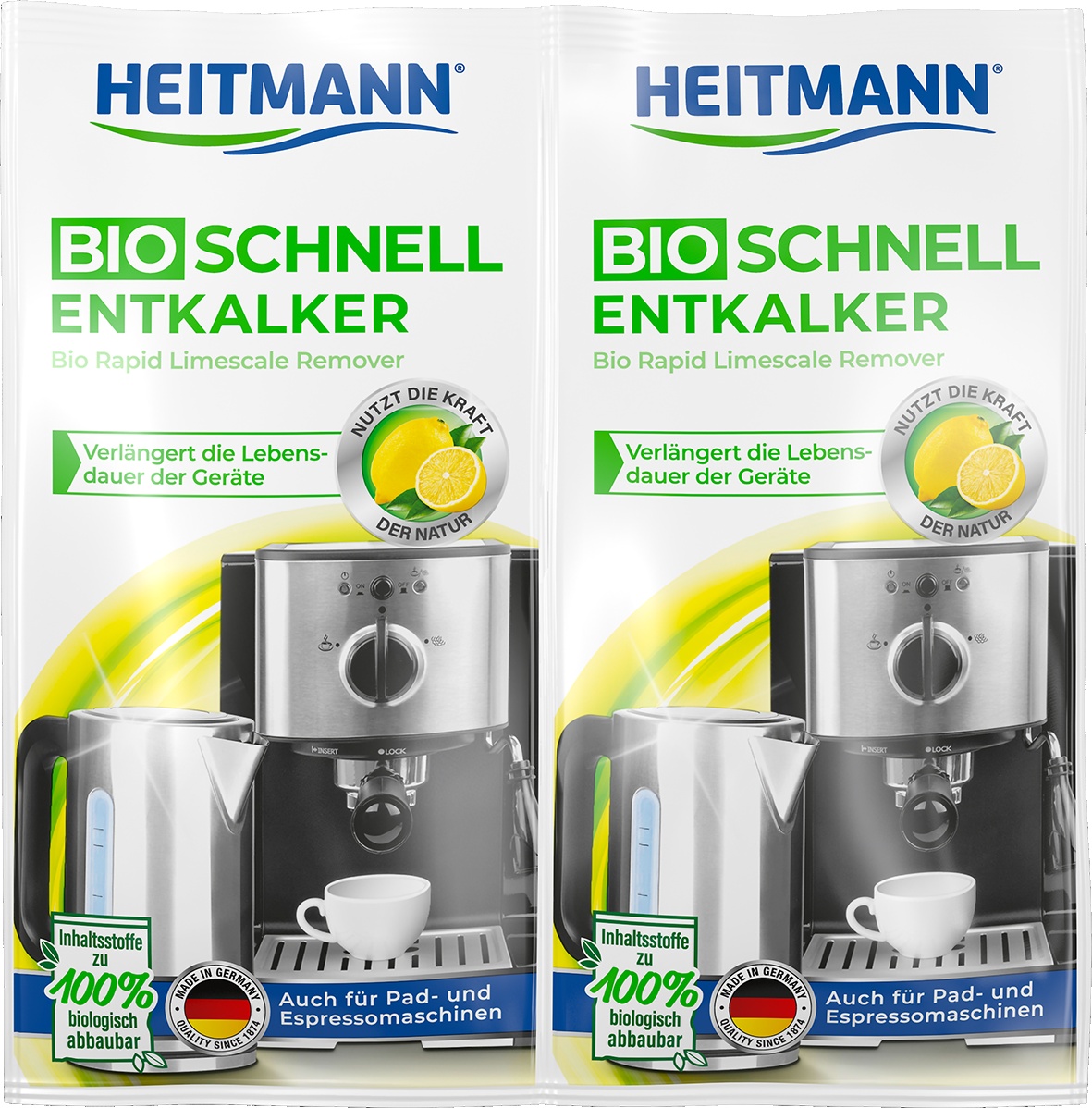 Slika za Sredstvo protiv kamnca za kafe aparat Heitmann 2x25g