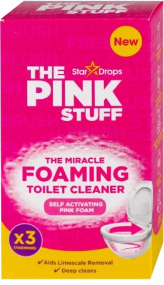 Slika za Sredstvo za čišćenje toaleta penasto The pink stuff 3x100g