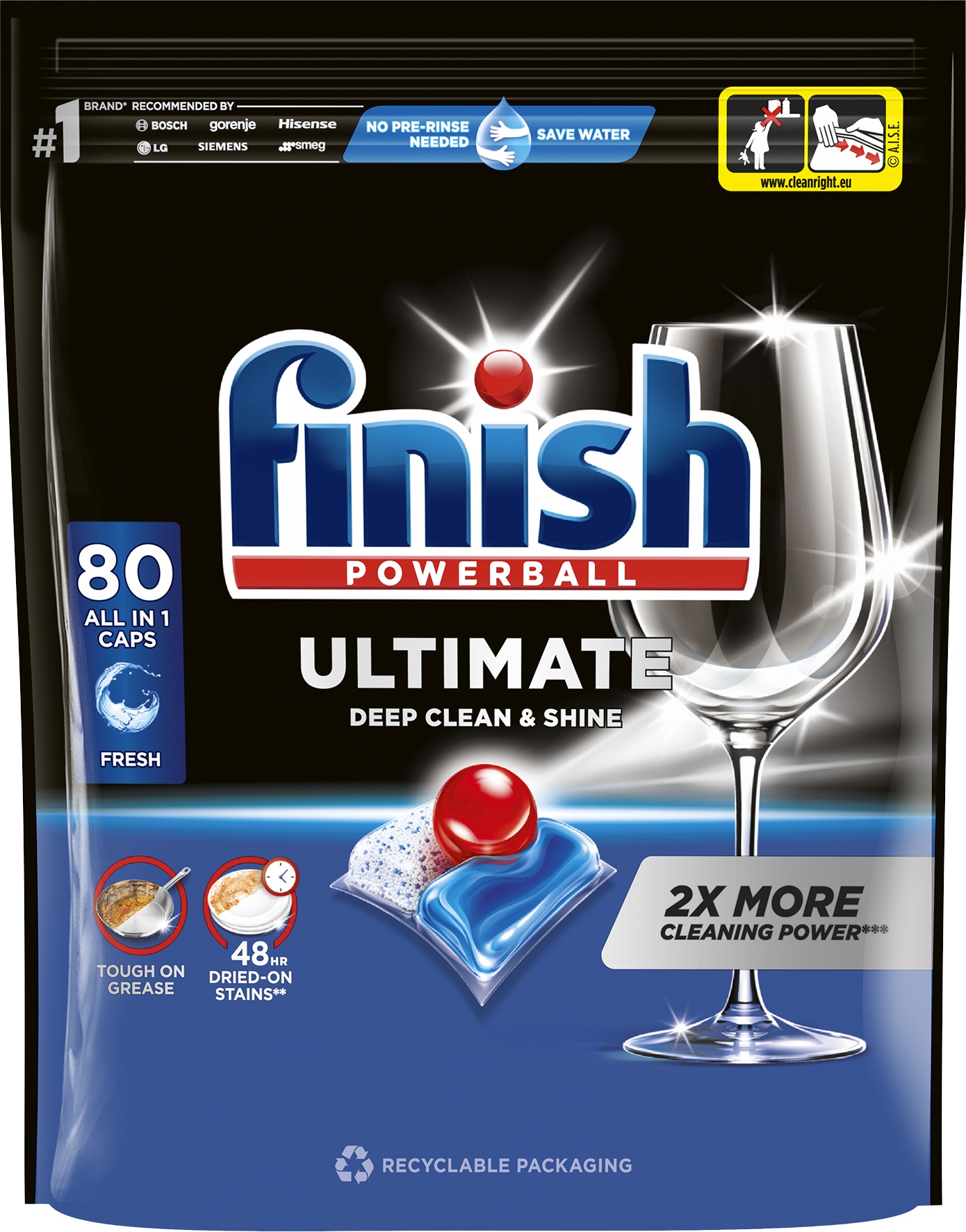 Slika za Tablete za mašinsko pranje sudova ultimate in Finish 180kom