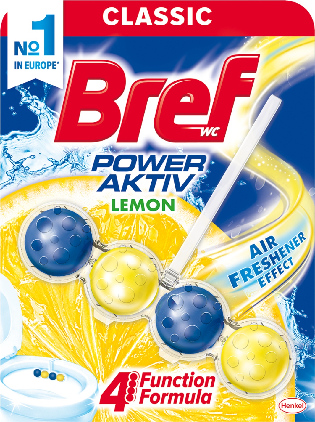 Slika za Wc osveživač power aktive lemon Bref 50g