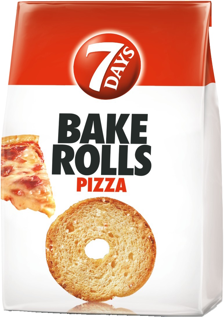 Slika za Dvopek pizza Bake Rolls 80g