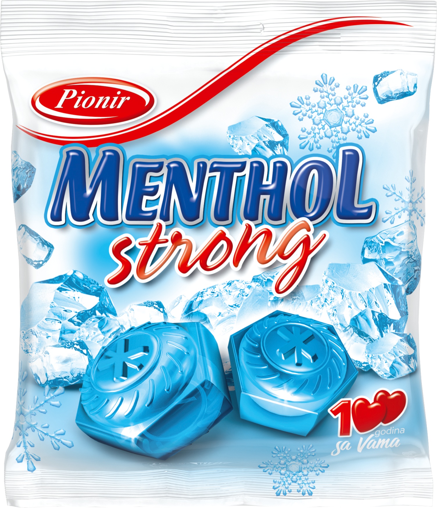 Slika za Bombone mentol strong Pionir 100g